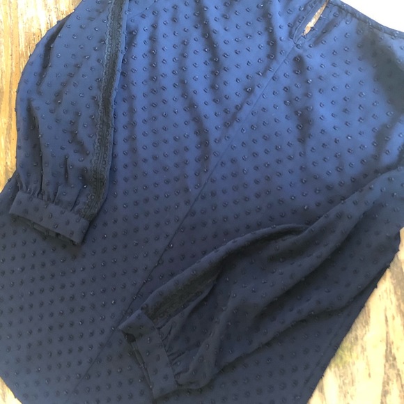 J.Crew chiffon dot blouse - Picture 4 of 4